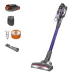 BLACK+DECKER Powerseries Extreme Cordless Stick Vacuum Cleaner for Pets, Purple (BSV2020P)