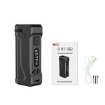 Uni Pro Box Mod 650 mAh Battery Vape Mod Variable Wattage Oil Vaping 510 Thread Oil Cartridge Vaporizer Black (No Nicotine)