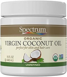 Spectrum Essentials Organic Virgin Coconut Oil, Unrefined, 15 Oz (Packaging May Vary)