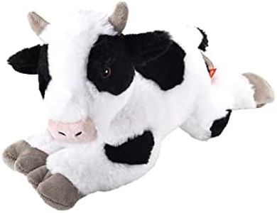 Wild Republic Ecokins Cow, Stuffed Animal, 12 inches, Kids, Plush Toy, Made from Spun Recycled Water Bottles, Eco Friendly, Child’s Room Décor