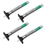 ZUDKSUY Tire Tread Depth Gauge 32nds, Tire Depth Measuring Tool Color Coded Green Pack of 4