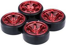 GoolRC 4Pcs/Set 1/10 Drift Car Tires Hard Tyre for Traxxas HSP Tamiya HPI Kyosho On-Road Drifting Car