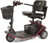 Golden Technologies - LiteRider - Lightweight Travel Scooter - 3-Wheel - Red