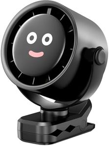 Rechargeable Clip on Fan, Desk Fans 360 Degree Rotation On-The-Go Clip Portable Fan With Strong Clamp Grip,Quiet Operating Desk Fan with LED Display, Stroller Fans for Bed Bedroom, Office, Gyms