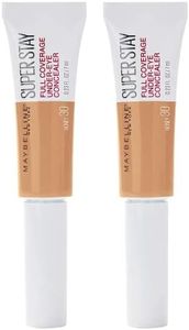 2 x Maybelline Superstay Full Coverage Under-Eye Concealer 6ml - 30 Honey