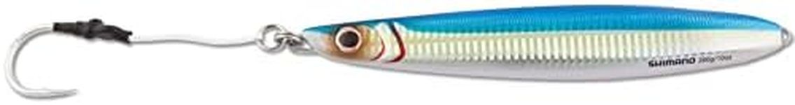 SHIMANO Butterfly Flat-Fall JIGS, Jigging Fishing Lures, Bflfs112Bs Butterfly, 0068-2779, Blue Sardine, 112g. (4oz.)