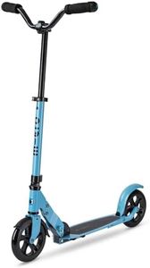 Micro Scooters | Micro Speed Deluxe Adult Scooter | Fast & Foldable | City Commuting | Ages 8+ | Blue