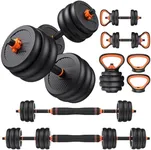 FEIERDUN Adjustable Dumbbells, 40lb