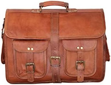 Jaald 40 Cm Tracolla in Pelle Valigetta Borsello Sacchetto del Messaggero Borsone a Spalla per Ufficio Vintage Uomo Borsa del portatile leather Laptop briefcase Messenger bag