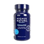 Higher Nature - VisualEyes - Supports Vision - Lutein, Zeaxanthin, Bilberry & Essential Vitamins - 10 Active Ingredients - Vegan - 90 Capsules