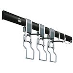 Borgen Bike Wall Mount - Bike Rack Garage - Expandable Bike Storage Solution with Steplessly Adjustable Bike Hooks and Hooks for Accessories