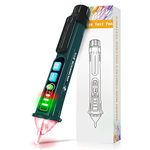 X-XIANQI Voltage Tester/Non Contact Voltage Tester Voltage Detector,Circuit Tester Dual Range Electrical Tester Voltage Sniffer 12V-1000V/48V-1000V, Live Wire Tester with LED Flashlight, Buzzer