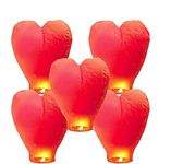 Heart Shaped Sky Lanterns