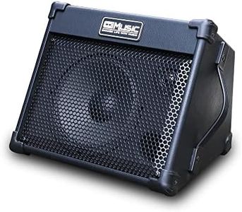 Coolmusic 40W Portable Acoustic Guitar Amplifier with Microphone Input, Built-in Bluetooth, Rechargeable Battery performance up to 8 hours