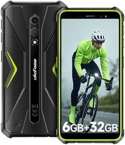 Ulefone Armor X12 Telephone Portable Incassable Android 13, 6Go+32Go ROM/256Go Extensible, Téléphone Étanche 5.45" HD+, 13MP+8MP Caméra, Smartphone Antichoc 4860mAh, 4G Dual SIM/NFC/GPS/IP69K-Vert