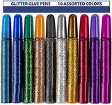 10 Pack - Non-Toxic Washable Glitte