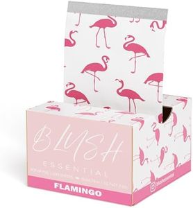 Flamingo Design Hair Salon Pop Up Foils, Aluminum Foil Sheets for Highlighting and Coloring, Salon Hair Foils, 5"x10.75", 500 Foil Sheets