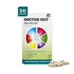 Doctor Gut IBS Relief Capsules, 30 Caps - Stomach Pain Relief, Bloating Relief, Trapped Wind & Gas Relief - Drug-Free, Natural Clay, Expels Harmful Causes of Irritable Bowel Syndrome