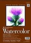 Strathmore 440-1 400 Series Watercolor Pad, 9"x12" Wire Bound, 12 Sheets