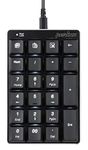 Perixx PERIPAD-303B, Backlit Mechanical Numeric Keypad - USB - Office Shortcut Keys - Full Size 22 Keys - Kailh Brown Switch Keys