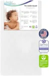 Evolur Wondernap 2 in 1 Full-Size Crib Mattress, JPMA and Greenguard Gold Certified, Crafted from Recycled Sustainable Materials, White