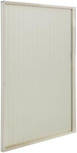 RecPro RV Pleated Folding Shower Door and Frame | Sliding, Retractable, Wrinkle Free (Ivory, 48" x 67")