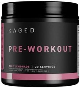 Pre Workout Powder; KAGED MUSCLE Preworkout for Men & Pre Workout Women, Delivers Intense Workout Energy, Focus & Pumps; One of the Highest Rated Pre-Workout Supplements, Pink Lemonade, Natural Flavor