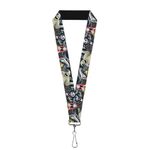 Buckle-Down Lanyard - Nightmare Before Christmas 4-Character Group/Cemetery Scene