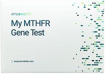 empowerDX MTHFR Gene Test Kit, Methylation Test, Easy at-Home Test Detects Presence of 677 and 1298 MTHFR Gene Variants, Ages 2+, Fast Results Within 6 Days