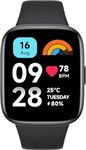 Xiaomi Redmi Watch 3 Active Black, 1.83” LCD Display, Bluetooth Phone Calls, SpO2 and Heart Rate Monitoring, 5ATM Water Resistance, 12-Day Battery Life, 100+ Fitness Mode, Black