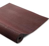 Kuber Industries Diamond Textured Anti Slip Mat|Waterproof Shelf Mat Liner Roll|Mat For Kitchen, Drawer & Cabinet|Sheet For Fridge, Bathroom|Easy To Cut 3 MTR Roll (Brown)