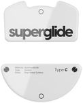 Superglide 2 - New Controllable Speed Textured Surface Smoothest Mouse Feet/Glides Made with Ultra Strong Glass Smooth and Durable Sole for Razer Viper V3 Pro [White]