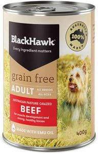 Black Hawk - Grain Free, Wet Dog Food, Beef, Adult and Senior, 400g