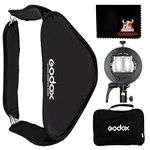 GODOX 80x80cm 32x32in Foldable Flash Softbox kit with S2 Bracket Bowens Mount Holder for Camera Flash Speedlight Studio Photography