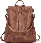 BROMEN Backpack Purse Leathe Backpa