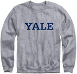 Ivysport Yale University Crewneck Sweatshirt, Essential, Grey, Medium