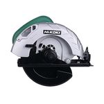 HIKOKI C7SSS7Z - Corded Circular Saw, With 1,050W Powerful Motor And Blade Dia. 190mm, 5500 RPM, Compact, Soft Grip Handle, 3.4 Kg, Blade, Guide, Wrench Included