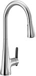 Moen S7235 Sinema One-Handle High Arc Pulldown Kitchen Faucet featuring Power Boost and Reflex, Chrome