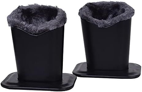 Bleiou Pack of 2 Soft Plush Lined Eyeglasses Holder Stand Protective Glasses Holder Stand (Style D)