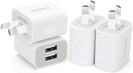 FOSION USB Wall Charger Dual Port AU Plug 4Pack 5V/2.1A USB Charger Plug Power Adapter Compatible with iPhone 11/X / 8/8 Plus / 7 / 6S / 6S Plus, Samsung Galaxy S7/S6/S5, HTC, Kindle