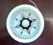 Haili Marine Analog Compass (White)