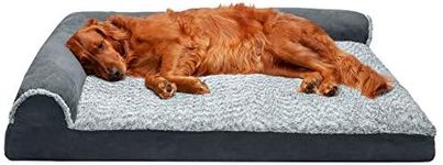 FurHaven XL Memory Foam Dog Bed Two