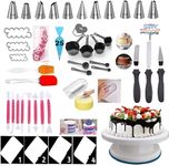 NIJAMRUT Cake Making Supplies | Cake Making Set | Cake Banane ka Saman | Cake Decorating Items | Cake molds Combo | Icing Piping Bag | Icing Set |Icing nozzles | Cake Combo Set