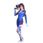 Costyle Dva Onepiece Women's Pioneer Warrior Jumpsuit Elasticity Coverall Halloween Cosplay Costume