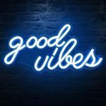 DECANIT Good Vibes Neon Sign for Be