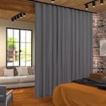 Hoeflife Room Divider Curtains, Bla