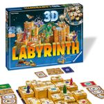 Ravensburger 3D Labyrinth Family Board Game for Kids & Adults Age 7 & Up - So Easy to Learn & Play with Great Replay Value (26831), Multi - Coloured