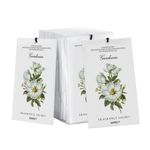 MYARO 12 Packs Gardenia Scented Sachets for Drawer and Closet, Long-Lasting Home Fragrance Sachet for Lover