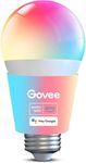 Govee Smart Light Bulbs 1200 Lumens, Color Changing Light Bulbs RGBWW Dimmable, Works with Alexa & Google Assistant, Color Lights Bulb, 12W 85W Equivalent A19 LED Bulbs for Bedroom Living Room, 1 Pack