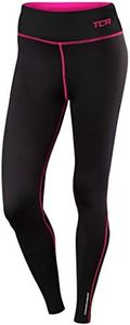 TCA Women's SuperThermal Performance Running Tights/Leggings - Black/Cabaret, X-Small